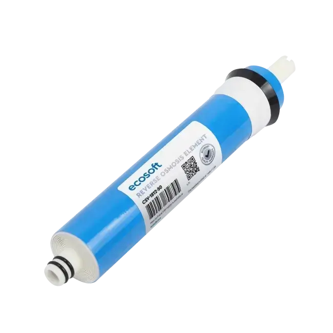 Membrana osmoza inversa, Ecosoft CSV181250ECO, capacitate 50 GPD, grad de filtrare 0.0001 microni, 190 litri/zi, eficienta pana la 96%, certificare NSF