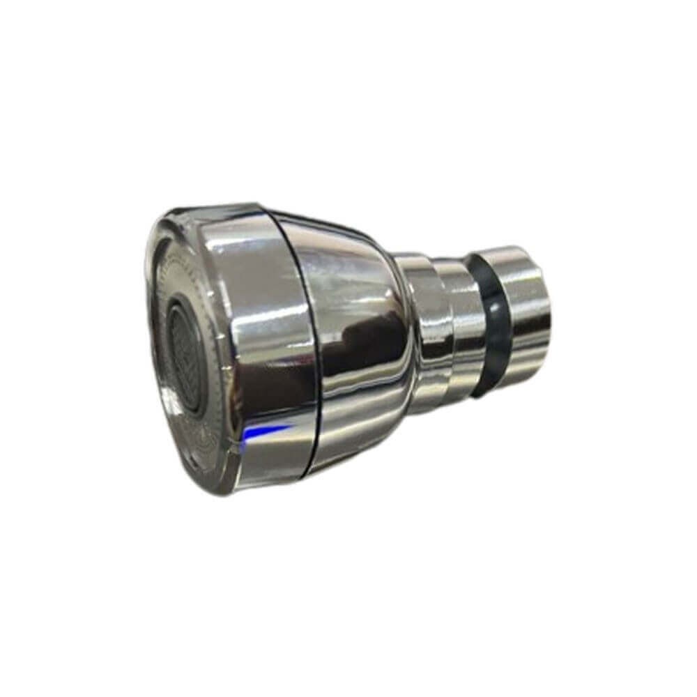 Aerator apa pivotant, AquaMAX, functie economizor, filtrare, miez ceramic, doua moduri dus/bule, M24 tata, cromat, argintiu