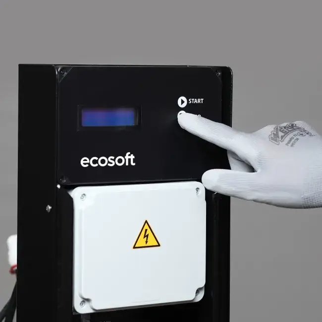 Osmoza inversa industriala, Ecosoft MO5000TP5, economica, controler OC5000, 1 carcasa de membrana 40", prefiltrare si pompa inclusa