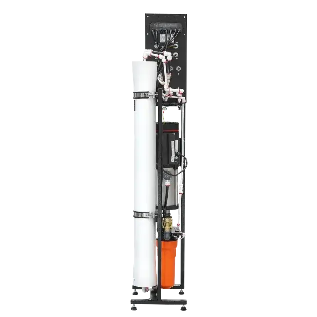 Osmoza inversa industriala, Ecosoft MO5000TP5, economica, controler OC5000, 1 carcasa de membrana 40", prefiltrare si pompa inclusa