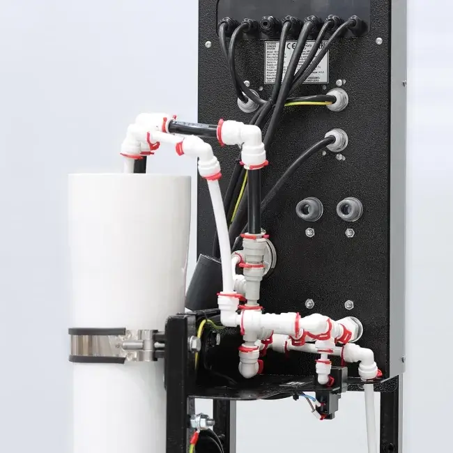 Osmoza inversa industriala, Ecosoft MO5000TP5, economica, controler OC5000, 1 carcasa de membrana 40", prefiltrare si pompa inclusa