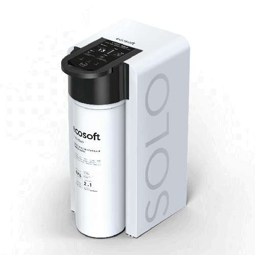Osmoza inversa direct flow, Ecosoft CROSS Solo, 1.3 litri/min, cartus twist 2 in 1, membrana 500 GPD, ultracompact
