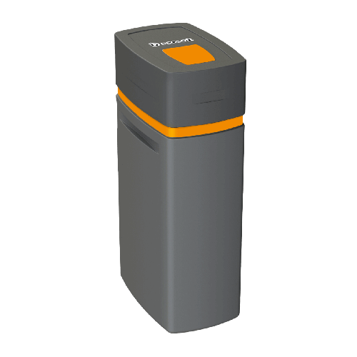 Statie dedurizare, Ecosoft Anthracite Gold 370, 37 litri rasina Ecomix A, cabinet gri-portocaliu