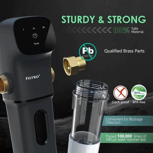 Sistem de purjare automata, FILTRO PROTECTOR 800, sita de inox de 40 microni, purjare la 7, 15 sau 30 zile