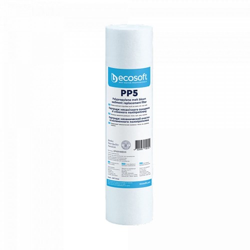 Cartus din polipropilena de 5 microni, Ecosoft CPV25105, standard 2.5