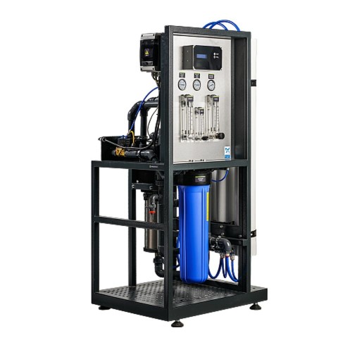 Osmoza inversa industriala, Ecosoft MO12000TP5, profesionala, 2 carcase pentru membrane de 4", controler, prefiltrare si pompa inclusa