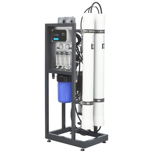 Osmoza inversa industriala, Ecosoft MO12000TP5, profesionala, 2 carcase pentru membrane de 4", controler, prefiltrare si pompa inclusa