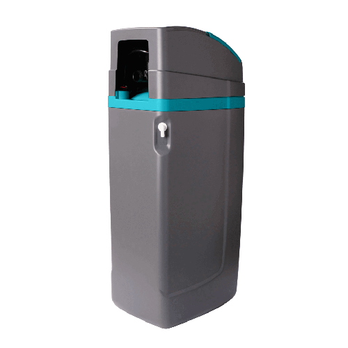 Statie dedurizare cabinet, Ecosoft Titanium Azure 370, 37 litri rasina Dowex HCRS/S, cabinet cu valva Clack WS1 CE