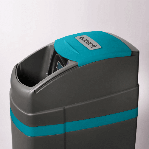 Statie dedurizare cabinet, Ecosoft Titanium Azure 370, 37 litri rasina Dowex HCRS/S, cabinet cu valva Clack WS1 CE