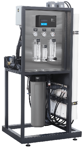 Osmoza inversa industriala, Ecosoft MO24000TP5, profesionala, 4 carcase pentru membrane de 4", controler, prefiltrare si pompa inclusa