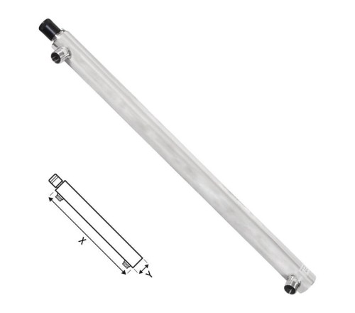 Sterilizator UV 55W, PureTECH UVC55A, debit 2.8 m3/h, conexiune 3/4