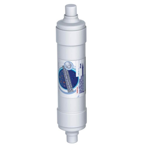 Filtru inline pentru sedimente, AquaFilter AIPRO-1M-QM, conectori rapizi, 1 micron, 12