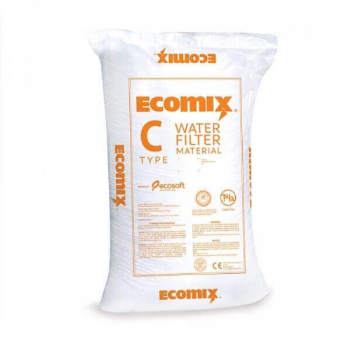 Rasina schimbatoare de ioni, ECOMIX C, ambalare vrac, eliminare duritate, fier, mangan, amoniu si materii organice numeroase, capacitate schimb ioni de 30g CaCO3/litru
