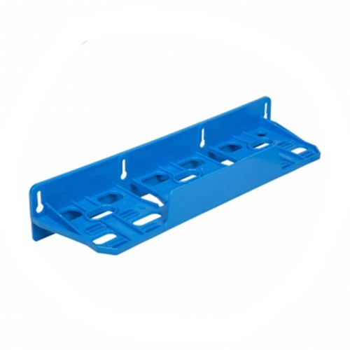 Suport triplu pentru carcase clasice, culoare albastra