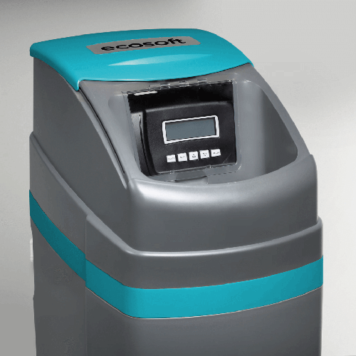 Statie dedurizare cabinet, Ecosoft Titanium Azure 250, 25 litri rasina Dowex HCRS/S, cabinet cu valva Clack WS1 CE