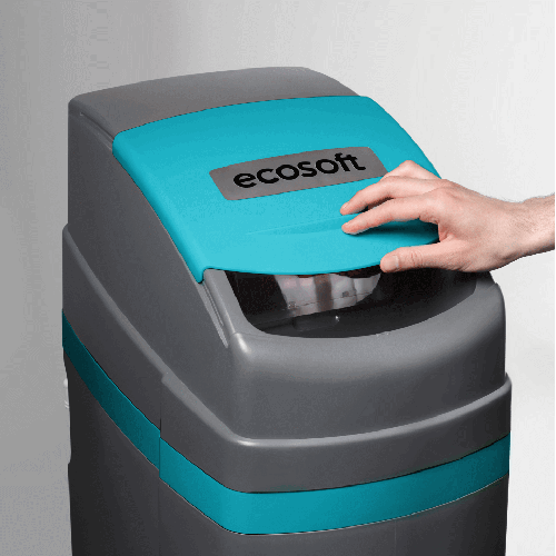 Statie dedurizare cabinet, Ecosoft Titanium Azure 250, 25 litri rasina Dowex HCRS/S, cabinet cu valva Clack WS1 CE