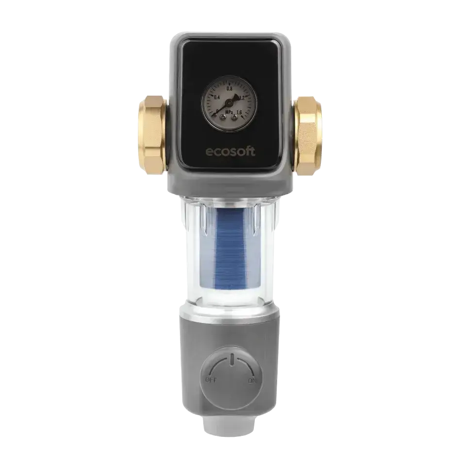 Filtru pentru sedimente cu purjare, Ecosoft TXHES2, conexiune 1