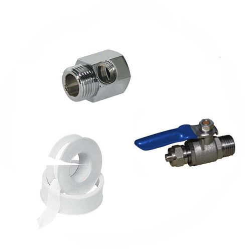 Kit alimentare filtru, format din robinet metalic 1/4