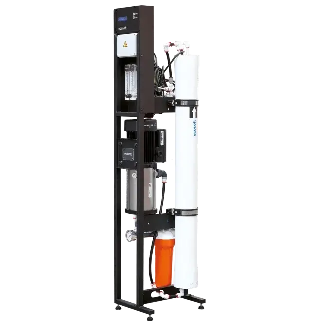 Osmoza inversa industriala, Ecosoft MO5000TP5, economica, controler OC5000, 1 carcasa de membrana 40