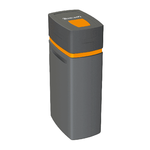 Statie dedurizare, Ecosoft Anthracite Gold 370, 37 litri rasina Ecomix A, cabinet gri-portocaliu