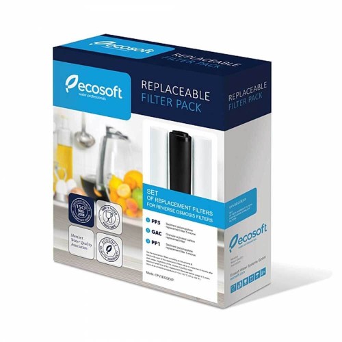 Set prefiltrare din polipropilena si carbune activat granular si bloc pentru osmoza inversa standard