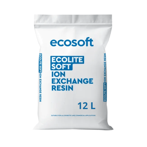 Rasina pentru dedurizare apa, Ecosoft Ecolite Soft, sac 12 litri, rasina cationica puternic acida, schimbatoare de ioni