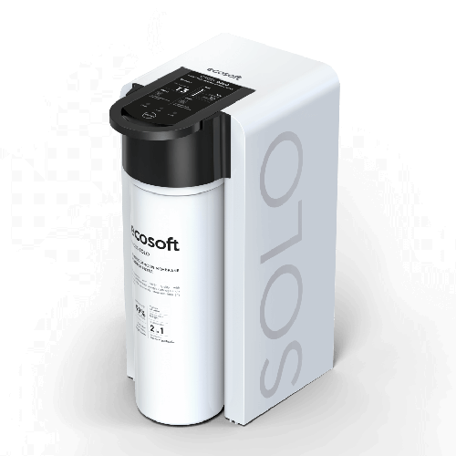 Osmoza inversa direct flow, Ecosoft Cross Solo, 1.3 litri/min, cartus twist 2 in 1, membrana 500 GPD, ultracompact