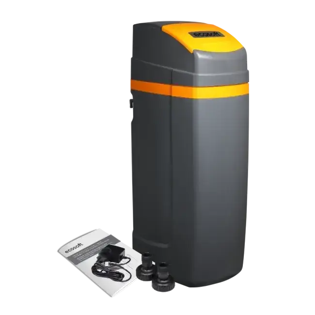Statie dedurizare ecomix, Ecosoft Titanium Gold 370, 37 litri rasina Ecomix C, cabinet cu valva Clack WS1 CE