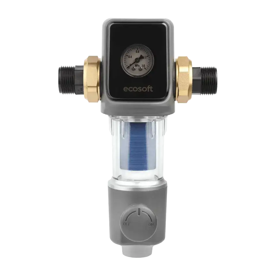 Filtru pentru sedimente cu purjare, Ecosoft TXHES2, conexiune 1