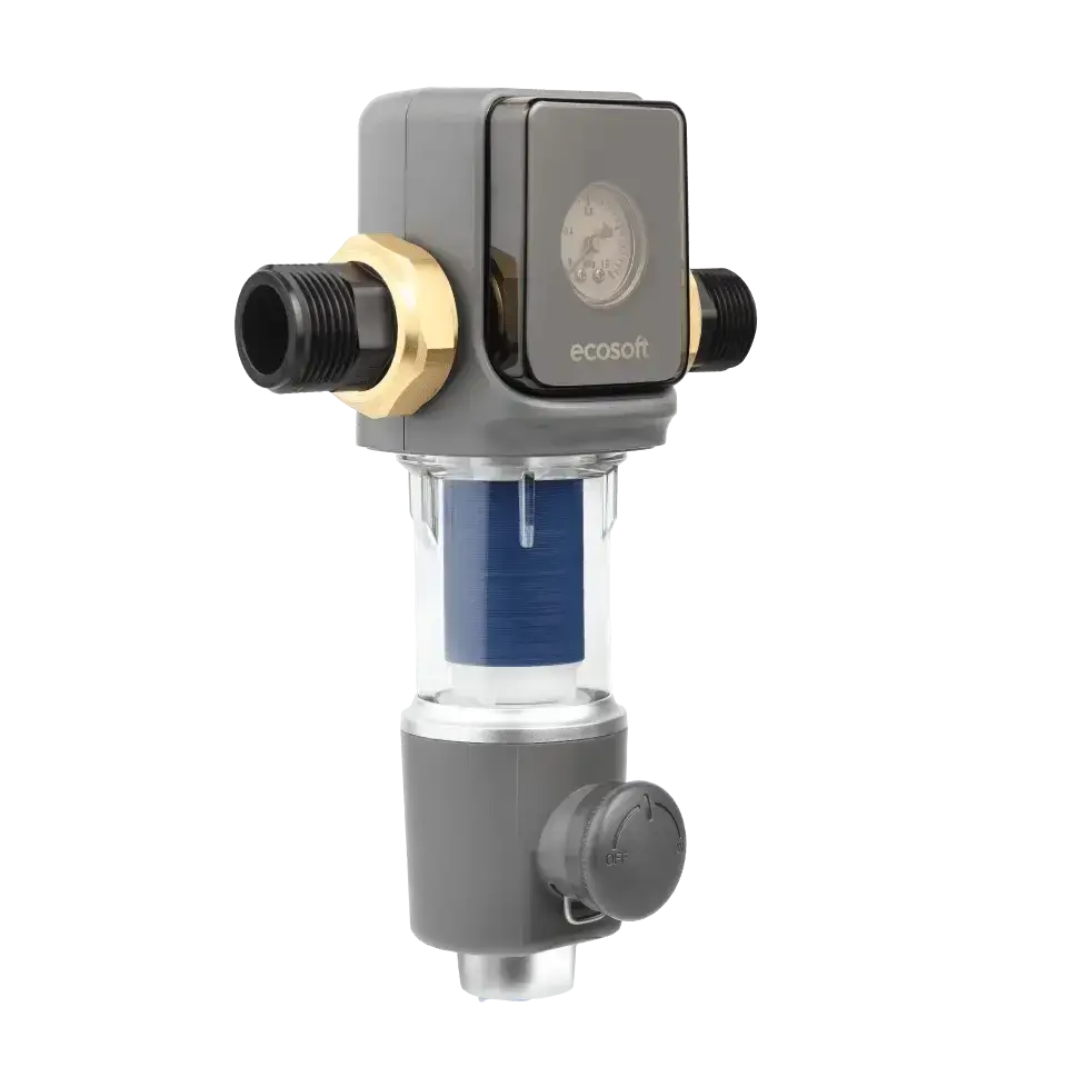 Filtru pentru sedimente cu purjare, Ecosoft TXHES2, conexiune 1