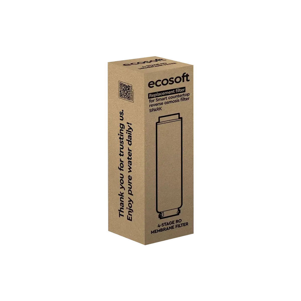 Cartus de schimb, 4 in 1, Ecosoft Spark, inlocuire la maxim 12 luni