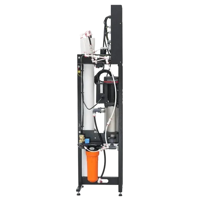 Osmoza inversa industriala, Ecosoft MO5000TP5, economica, controler OC5000, 1 carcasa de membrana 40", prefiltrare si pompa inclusa